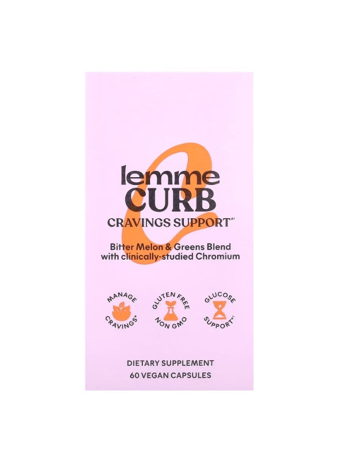 Lemme, Curb Cravings Support , 60 Vegan Capsules - Image 1